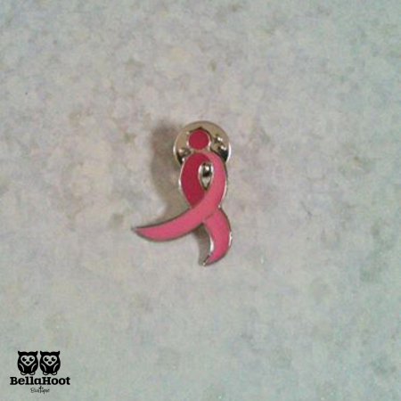 Pink Ribbon Pin / Brooch